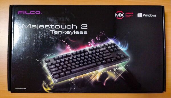 キーボード2種 キーキャップ Majestouch2 赤軸 ProgressTouch RETRO TINY 静音赤軸 英語配列