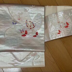 名古屋帯☆刺繍☆正絹☆