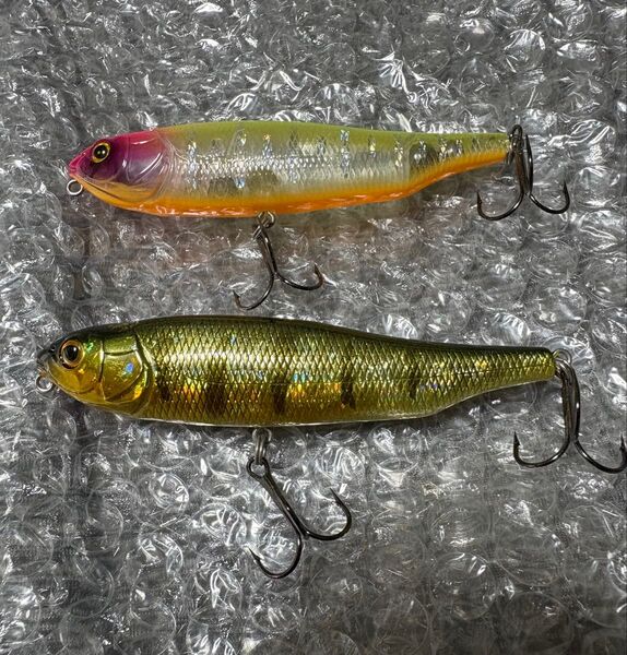 メガバス ジャイアントドッグx megabass DOG-X 2個セット 未使用品 ペンシルベイト オールドルアー 1997