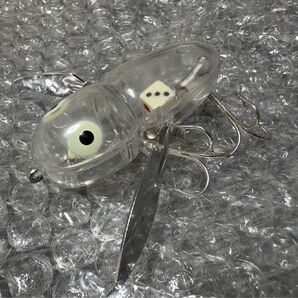 ヘドン クレイジークローラー サイコロ heddon crazycrawler クリア 激レア品 オールドルアー トップウォーター