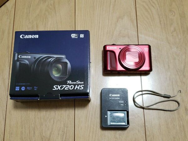 Canon PowerShot SX720HS 日本製 極上品 純正バッテリー 充電器付き