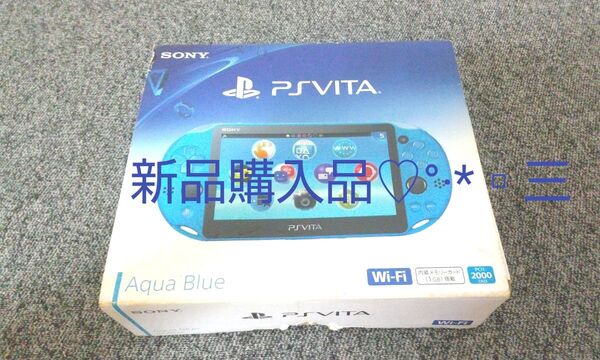 PSVITA PCH-2000 Aqua Blue 内臓メモリーカード1GB搭載