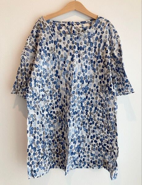 【訳あり美品】PAL'LAS PALACE パラスパレス チュニック ブラウス カットソー 水玉 ドット