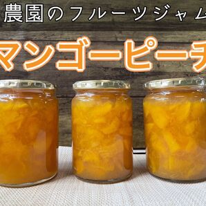 大好評!マンゴーピーチ黄金桃ジャム 大容量3本入り 農家直送