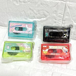 サンリオ カセットテープチャーム シナモロール バッドばつ丸 けろけろけろっぴ ハローキティ