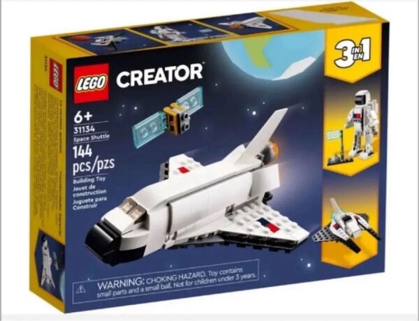 LEGO レゴ クリエイター 31134 スペースシャトル 3in1 誕生日 お祝い こどもの日 男の子 プレゼント 夏休み