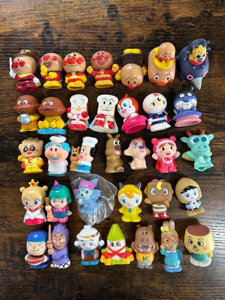 アンパンマン キャラクター ソフビ ゆび人形 まとめ売り