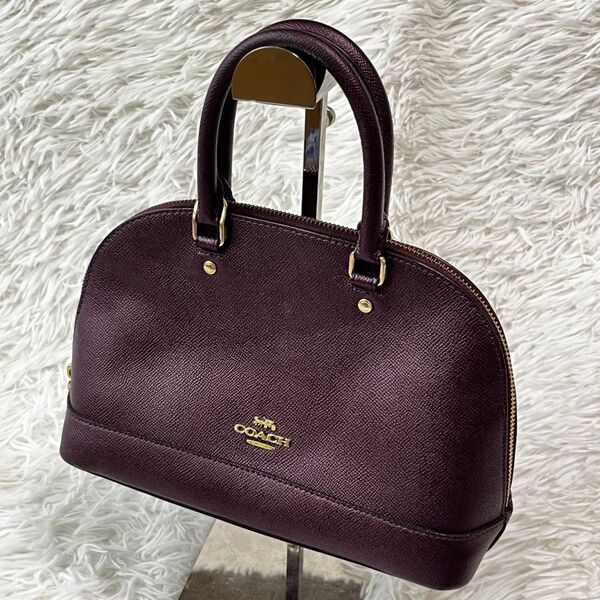 COACH コーチ シエラサッチェル ハンドバッグ レザー ロゴ トートバッグ