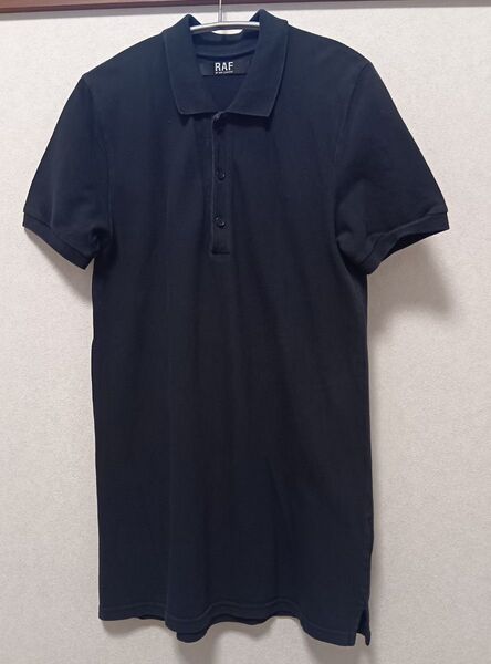 ラフシモンズ ポロシャツ m 黒 RAF SIMONS