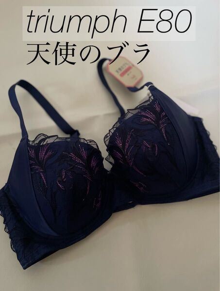 新品 E80 Triumph トリンプ 天使のブラ スリムライン584 ブラジャー
