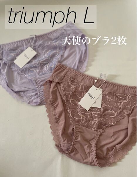 新品 L2枚 トリンプ Triumph 天使のブラ スリムライン582 レギュラーショーツ