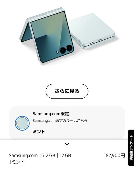 Galaxy Z Flip7 512GB ミント 日本国内向けSIMフリー、純正ケース、純正フィルム、純正モバイルバッテリー計4点
