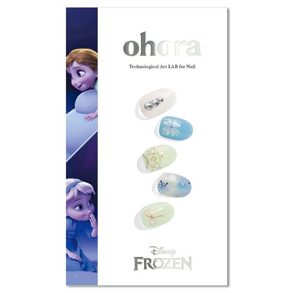 【ohora】アナと雪の女王 ネイルシール セミキュアジェルネイル