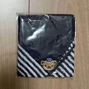 キタムラ×郵便局 ぽすくま ボーダー柄タオルハンカチ