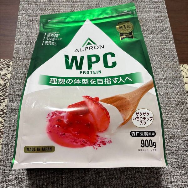 アルプロン (ALPRON) ホエイ プロテイン WPC 杏仁豆腐味 900g