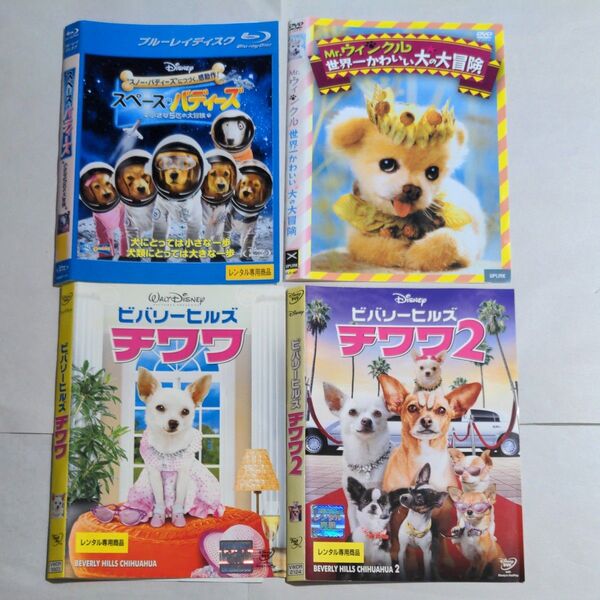 Blu-ray+DVD 洋画 犬 4タイトル