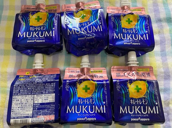 キレートレモンMUKUMIゼリー165g×6個 機能性表示食品
