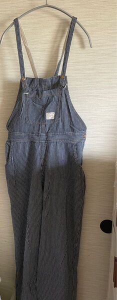 ヒッコリー オーバーオール ストライプ ワークパンツ