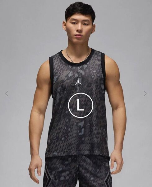 ジョーダン スポーツ Dri-FIT メッシュ ジャージー【FN5855】 メンズ バスケットボール タンクトップ ブラック 黒