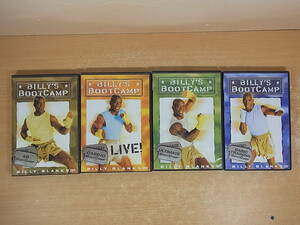 *F/291*DVD 4 sheets set *bi Lee zb-to camp BILLYS BOOT CAMP*Vol.1~4* secondhand goods 