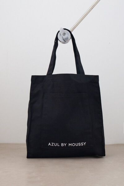 AZUL BY MOUSSY ユーティリティキャンバストートバッグ ブラック