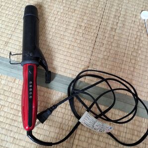 ヘアアイロン コテ 32mm レッド