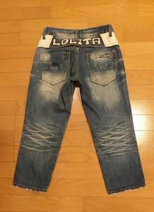  женский LOLITA JEANS 7 минут длина Denim S размер Лолита джинсы 7 минут длина WOMEN женский 