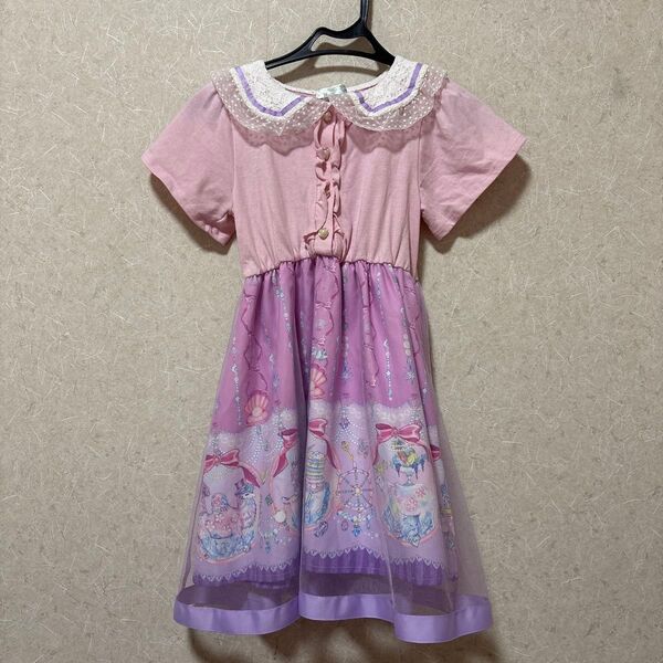 【エコネコ】女児ワンピース【120センチ】 ファミリア