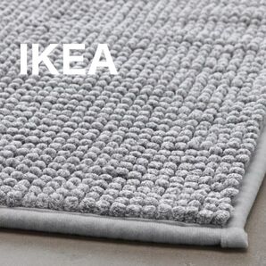 【新品/未使用】IKEA イケア バスマット(トフトボー TOFTBO)グレーホワイトメランジ