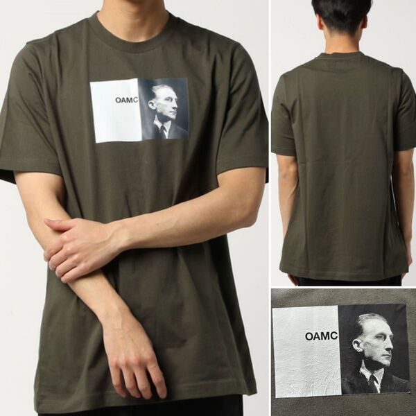 OAMC オーエーエムシー マルセル デュシャン Tシャツ Lサイズ フォトTシャツ 半袖 コットン プリントT Lサイズ