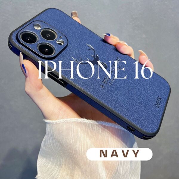iPhoneケース鹿 PUレザーカバー 大人 耐衝撃 韓国 新品 かっこいい 鹿 レザー スマホカバー新品 iPhone16