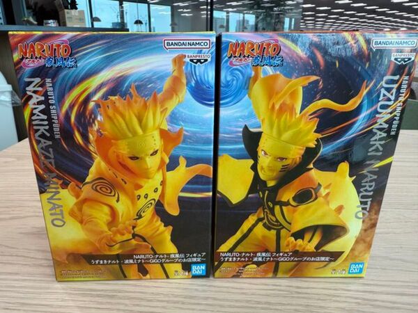新品未開封 GIGO限定 NARUTO 波風ミナト うずまきナルト フィギュア