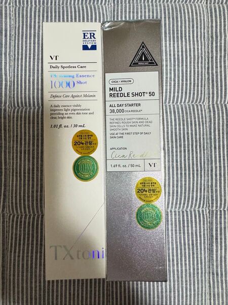VT マイルドリードルショット50・TX トーニングエッセンス 1000 30ml
