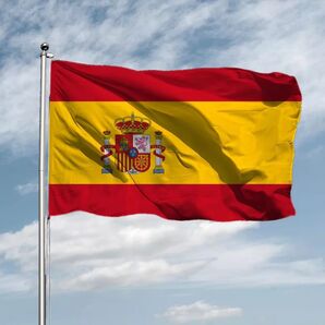 スペイン 国旗 フラッグ 応援 送料無料 150cm x 90cm 新品 flag サッカー インテリア 旗