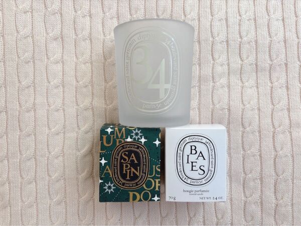 diptyque ディプティック キャンドル 空瓶 まとめ売り フレグランスキャンドル ミニキャンドル BAIES