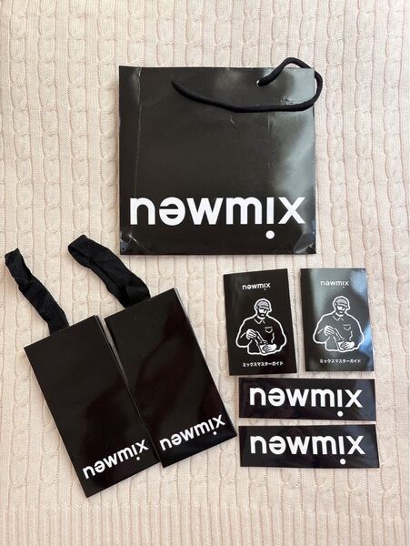 newmix coffee シール ショッパー 紙袋 ショップ袋 まとめ売り ステッカー 韓国