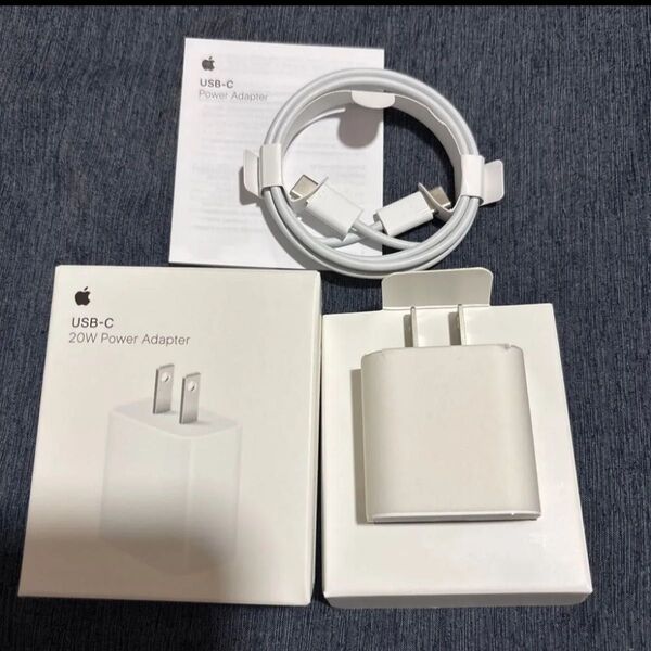 未使用 iPad 付属品 アップル 純正 Apple USB-C 電源アダプタ A2305 20W 充電ケーブル付き