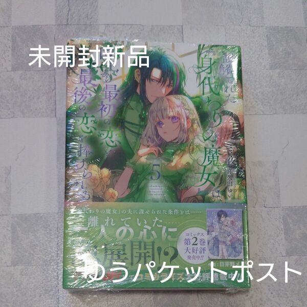 未開封新品 誤解された『身代わりの魔女』は、国王から最初の恋と最後の恋を捧げられる 5 (SQEXノベル) 十夜/著