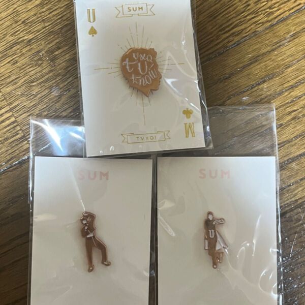 東方神起 ユノ TVXQ 韓国SUM公式 ピンバッジ ユンホ3個セット