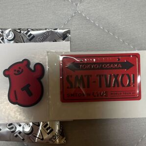 東方神起 SMTOWN ピンバッジ ナンバープレート クマ 2個セット