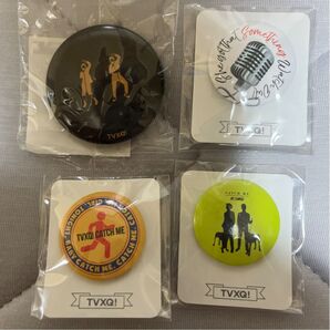 東方神起 公式グッズ バッジ 缶バッジ 4個セット ガチャ