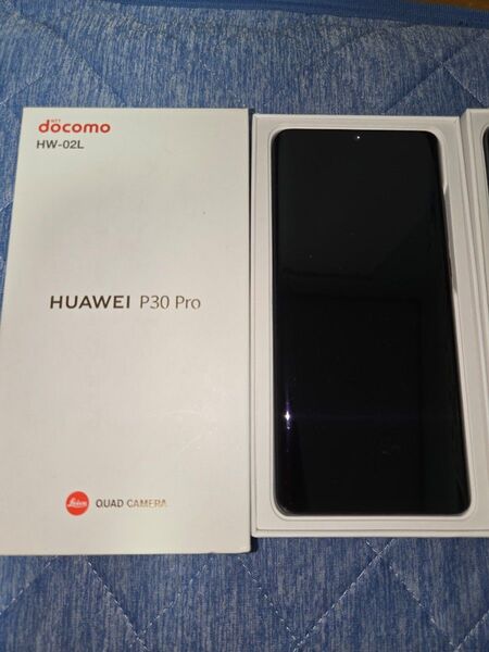 美品 Huawei docomo p30Pro 本体 ブラック HUAWEI HW-02L 付属品あり