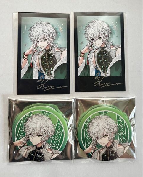 にじさんじ NIJISANJI Dytica 2nd Anniversary 缶バッジ チェキ風カード 叢雲カゲツ