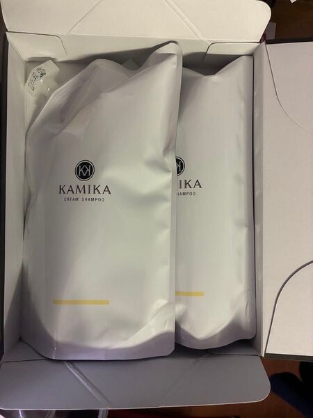 KAMIKA オールインワンクリームシャンプー 詰め替え 600g×2【ベルガモットジャスミンの香り】