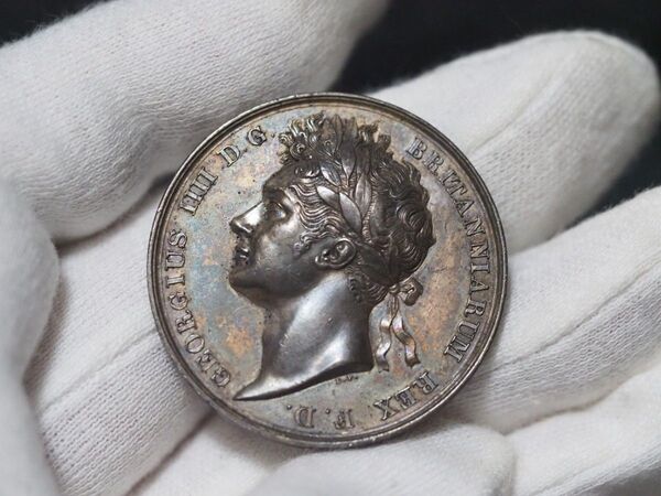ジョージ4世 戴冠式 銀メダル イギリス