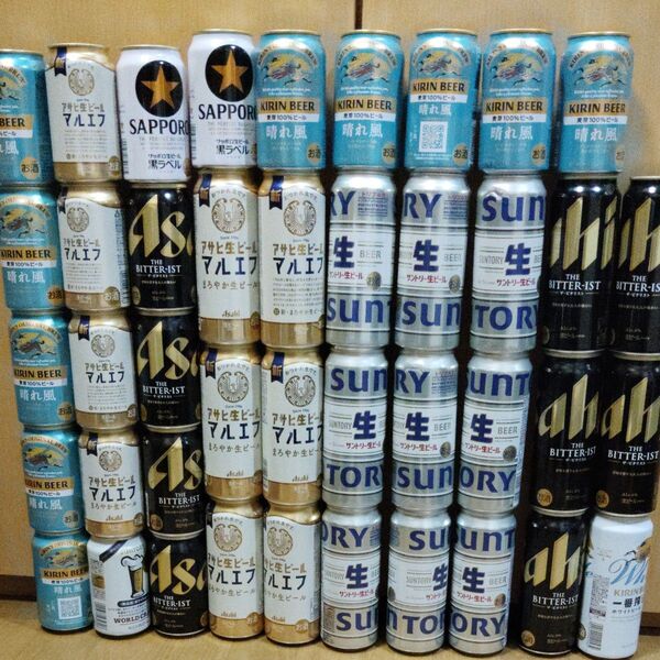 ビール 詰め合わせ マルエフ 晴れ風 一番搾り ビタリスト サントリー生ビール他 42本