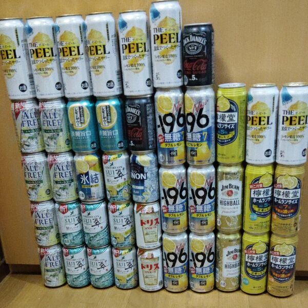 チューハイ 詰め合わせ 檸檬堂 -196 ザ・ピール オールフリー 翠ジンソーダ他 42本(350ml×21本500ml×21本)