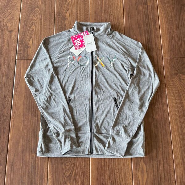 新品 ROXY ロキシー ラッシュガード パーカー ジャケット 水着 グレー