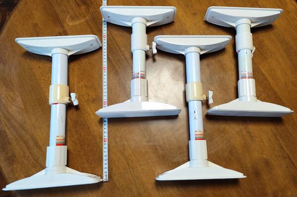家具転倒防止 突っ張り棒 20cm2本.30cm2本セット