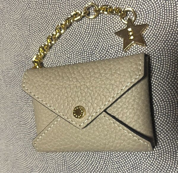 美品 BONAVENTURA スター チェーン キーホルダー シュリンクレザー